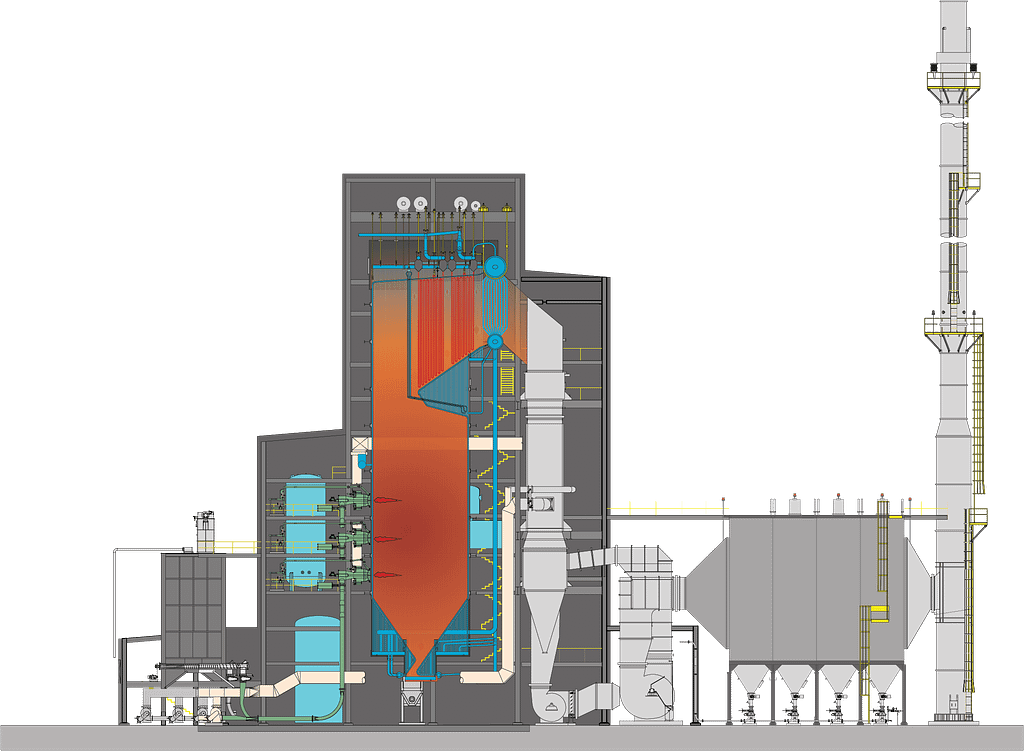 Suspension Burner illustration